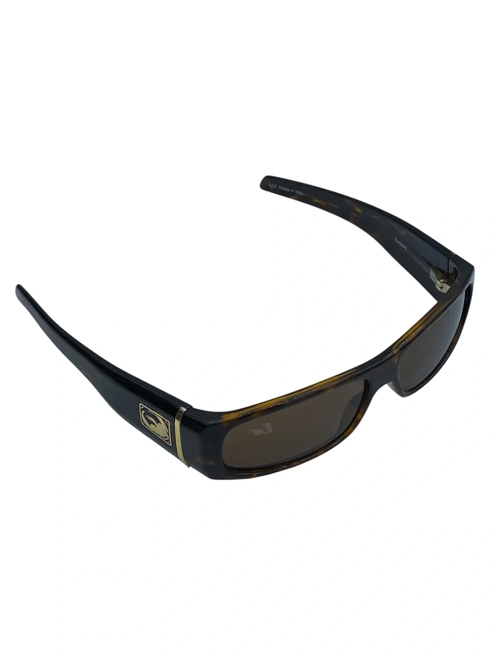 Vintage Y2K Dragon Faction Sunglasses Retro Action Sports Aesthetic Tortoise